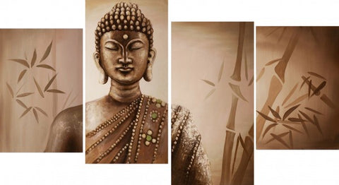 Diamond Painting 4-Luiks Buddha 120x90cm